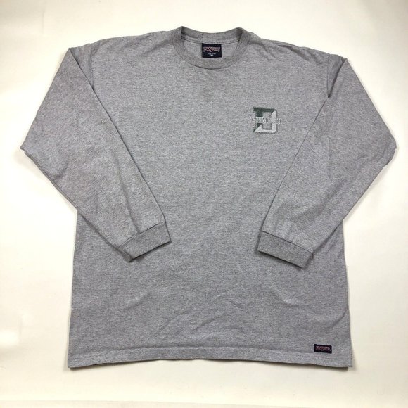 Vintage Dartmouth College Long Sleeve gray T Shirt Jansport Size Large USA  Made - Picture 9 of 10